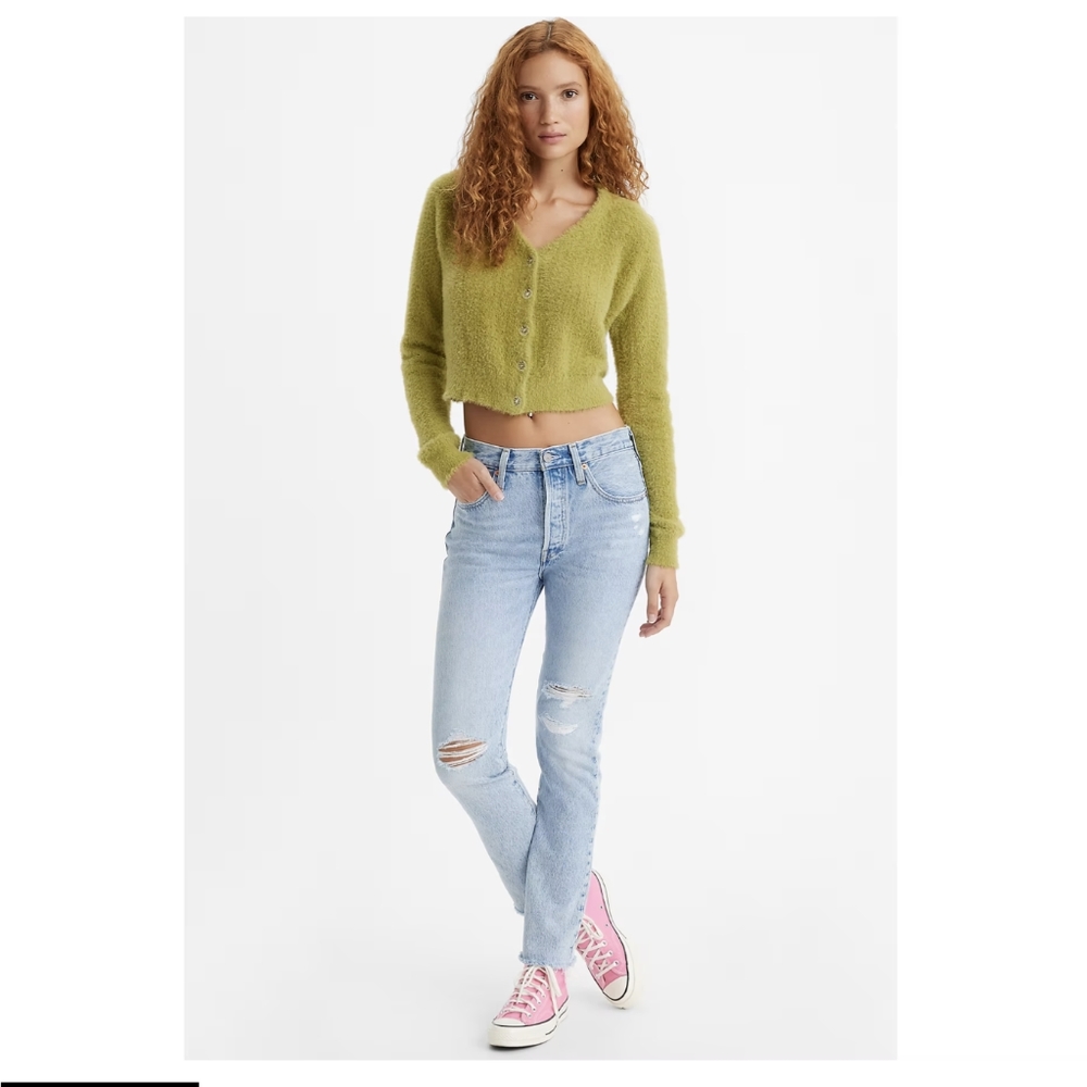 Levi's 501 Skinny Jeans Light Wash Size 28